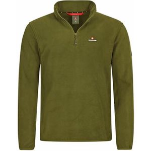 Fleecetrui voor heren - Hoody met halve ritssluiting voor herfst en winter