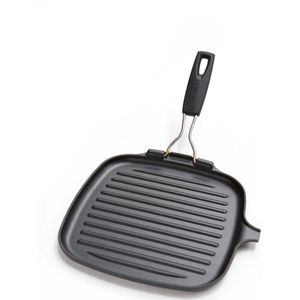 Le Creuset Grillplaat - Inklapbare Greep - Zwart