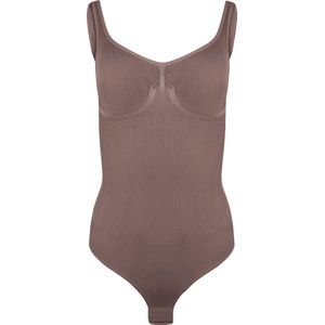 MAGIC Bodyfashion Low Back Body Dames Corrigerend ondergoed - Espresso - Maat XXL