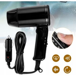 Auto RV 12V Draagbare Reisföhn Opvouwbaar Warme en Koude Lucht