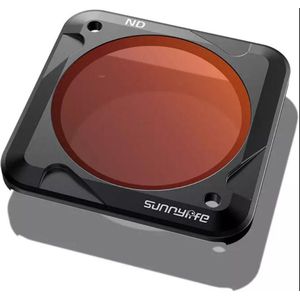 50CAL ND16 (Neutral Density) Actioncam Camera Lens Filter geschikt voor DJI Action 2 - 4 f-stops - magnetisch click-on - professionele kwalteit gehard glas & aluminium frame -krasbestendige coating