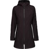 Ilse Jacobsen 3/4 Softshell regenjas waterafstotend zwart maat 38