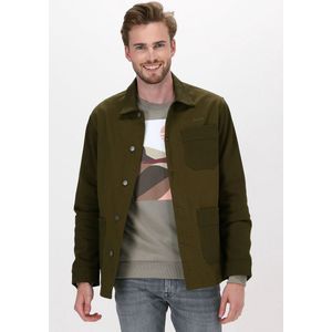 Forét Range Jacket Overhemden Heren - Olijf - Maat S