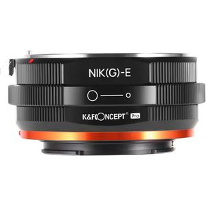 K&F Concept NIK(G) Lens to NEX PRO E Mount Adapter for Nikon-G AF-S F AIS AI Lens to for Sony Nex E Mount Lens Adapter