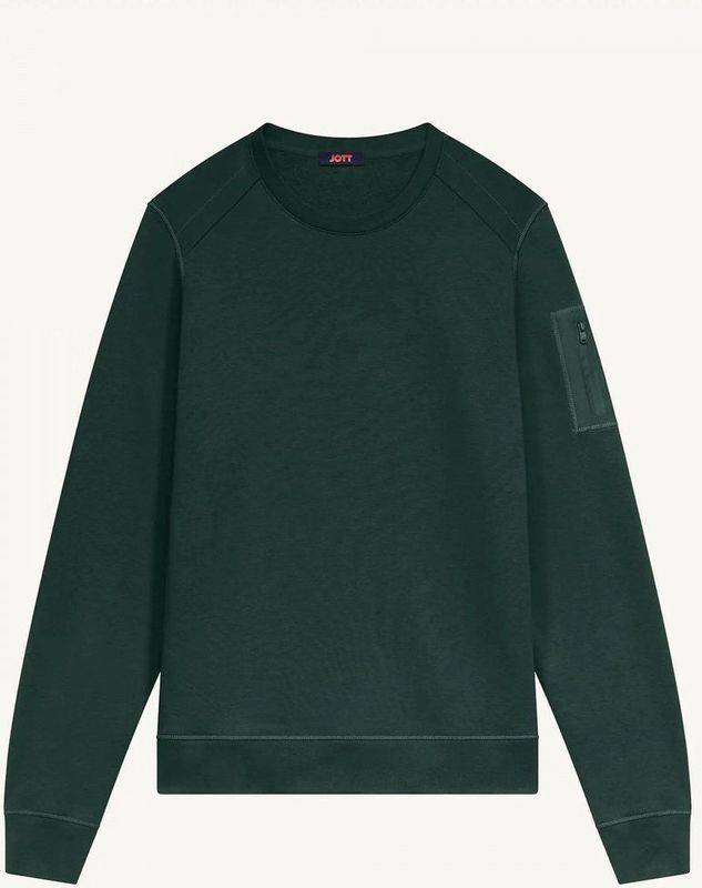 Jott - Sudadera Ulysse - Sweatshirt - Groen - Regular Fit