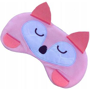 Roze Vossen Slaapmasker voor Ontspanning en Rust - Oldman