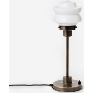 Art Deco Trade - Slanke Tafellamp Small Top 20's Brons