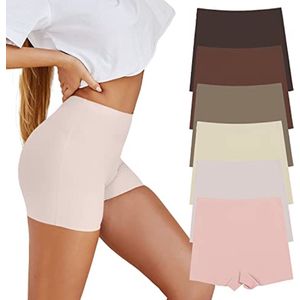 Dames Korte Broek Fietsbroek Hotpants Hoge Taille Viscose Boxershorts