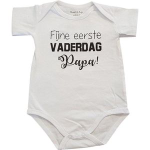 romper fijne eerste vaderdag papa 74-80 kort