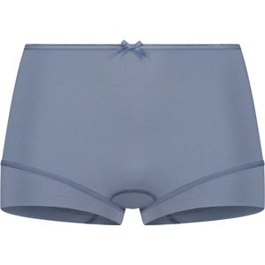 RJ Bodywear Pure Color dames short (1-pack) - staalblauw - Maat: 3XL