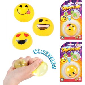 Toi-toys Stressbal Squeezeball Big Smile Junior Groen