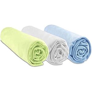 Hypoallergene bamboe hoeslakens 70 x 140 cm – Set van 3, Oeko-Tex gecertificeerd, gezond slapen