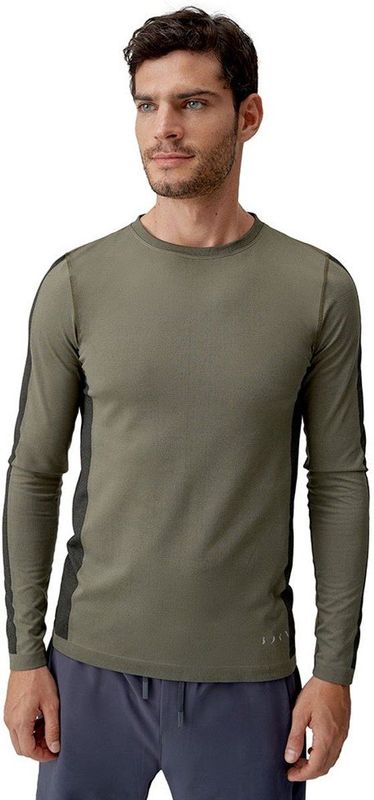 Born Living Yoga Kilux T-shirt Met Lange Mouwen Groen S Man