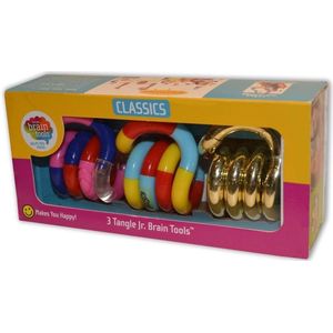Tangle Sensory Fidget Toys Trio Pack Klassiek, Structuur, Metallics
