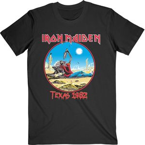 Iron Maiden - The Beast Tames Texas Heren T-shirt - M - Zwart