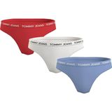 Tommy Jeans Classic Tanga 3 Eenheden Veelkleurig M Vrouw