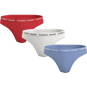 Tommy Jeans Classic Tanga 3 Eenheden Veelkleurig M Vrouw