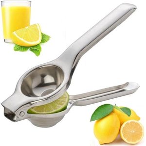 Citruspers handmatig - Limoenpers - Citroenpers - Juicer - Limoenknijper - RVS - Citruspersen - Handmatige fruitpers - Metaal