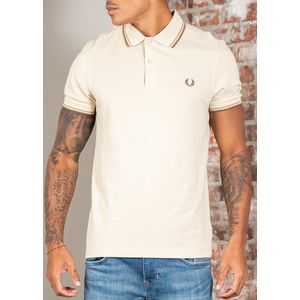 Fred Perry - Polo Twin Tipped M3600 - Poloshirt - Beige - Slim-fit
