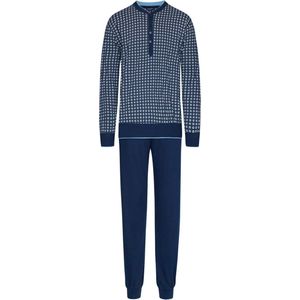 Pastunette for Men - Heren Pyjama set Phill - Blauw - Katoen - Maat M