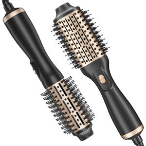 Isallure fohnborstel - Multisyler - Airstyler - Föhnborstel - Stijlborstel - fohn borstel - 3 warmte standen - 1200W - 2 snelheidsstanden - Zwart/Goud