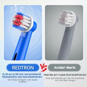 Set van 4 Kinder Tandborstelkoppen voor Diepe en Nauwkeurige Reiniging