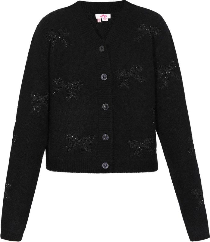 MYMO - Gebreid Vest - Zwart