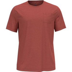 Odlo Crew Ascent 365 T-shirt Met Korte Mouwen Rood L Man