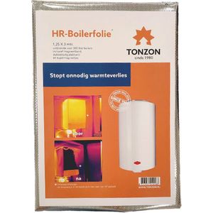 Tonzon HR Boilerfolie – Dubbelzijdig plakband – Supermagneetjes – Magneetband – 125 x 300 cm – Zilver