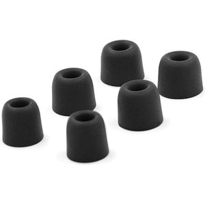 Somstyle Vervangende Oordopjes Set - Reserve Tips - Zacht Schuim - 6 Stuks ( S, M & L) - Zwart