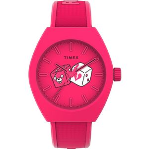 Timex Urban Pop x Fortnite TW2W96800 Horloge - Kunststof - Roze - Ø 40 mm