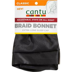 Cantu - Braid Bonnet - Satijnen Slaapmuts - Tegen Haarbeschadiging - Beschermt Vlechten