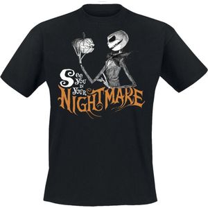 The Nightmare Before Christmas See You In Your Nightmare Heren T-shirt - zwart - L