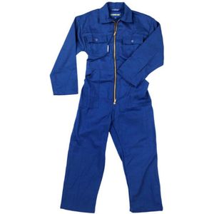 MM Eurotool Kinderoverall - Katoen - Elastische Taille - Korenblauw - Maat 128