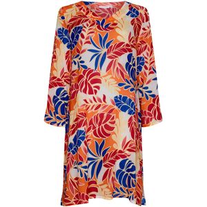 Pastunette Jurk Sunset Coral - Katoen - Oranje/Beige - Maat 36