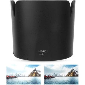 Lens Hood 77 - Sun Hood HB-65 - Zwart Plastic - Mount voor AF-S Nikkor 80-400mm F 4.5-5.6 Lenses - Fotografie Accessoires