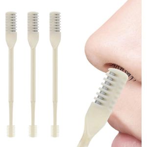 Neushaartrimmer - Oorhaarverwijdering - 2-In-1 Ontwerp Voor Snor En Oorhaarverwijdering Soepele Ontharing 360° Roterende Kop - 10 - Uniseks Beige