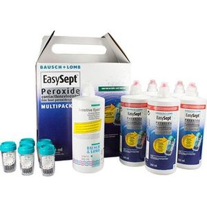 EasySept® Peroxidesysteem - 5x 360ml + 5x Lenshouder + 1x 355ml Saline