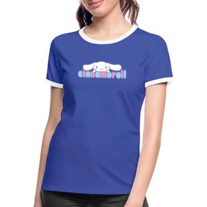Cinnamoroll Gluurt Over De Letters Vrouwen Contrast Shirt