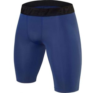 Korte Compressiebroek voor Heren en Jongens - Royal Blauw, XXL