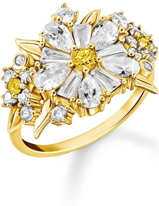 Thomas Sabo - TR2335-414-4 - Ring - Geel Goud - Blooming Skies