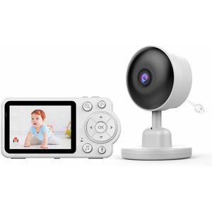 NAXSIR babyfoon met camera - Infrarood Nachtzicht - Voedingsherinnering - Temperatuurdetectie - Slapenassistent