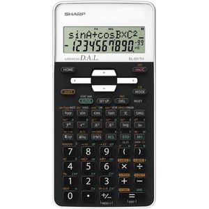 Sharp EL-531TH calculator Pocket Wetenschappelijke rekenmachine Zwart, Wit