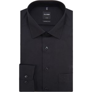 OLYMP Luxor Overhemd Zwart Modern Fit - Maat 41 - Heren - Hemden Formeel