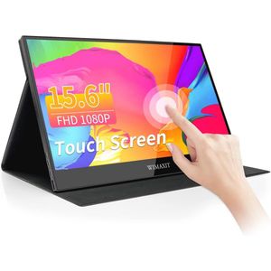 15,6 Inch Draagbare Touch Monitor met Full HD en VESA Bevestiging - Perfect voor Laptop en Gaming