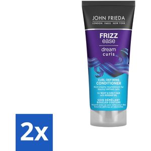 John Frieda – Conditioner – Dream Curls – Kruldefiniërend – 75 ml - Voordeelverpakking - 2 stuks