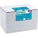 DYMO originele grote LabelWriter adreslabels | 36 mm x 89 mm | 24 rollen met elk 260 labels (6240 zelfklevende etiketten) | Geschikt voor de LabelWriter labelprinters | Gemaakt in Europa