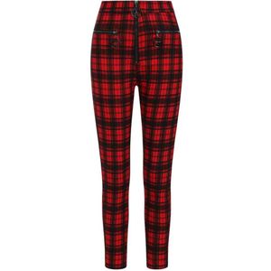 Banned - DAMIEN Skinny fit broek - XL - Rood