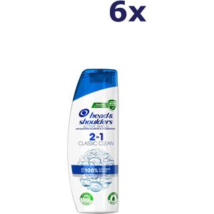 6x Head & Shoulders Shampoo 250ml Classic Clean