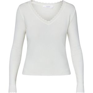 SISTERS POINT Limea-ls - Dames Trui - Off White - Maat XS
